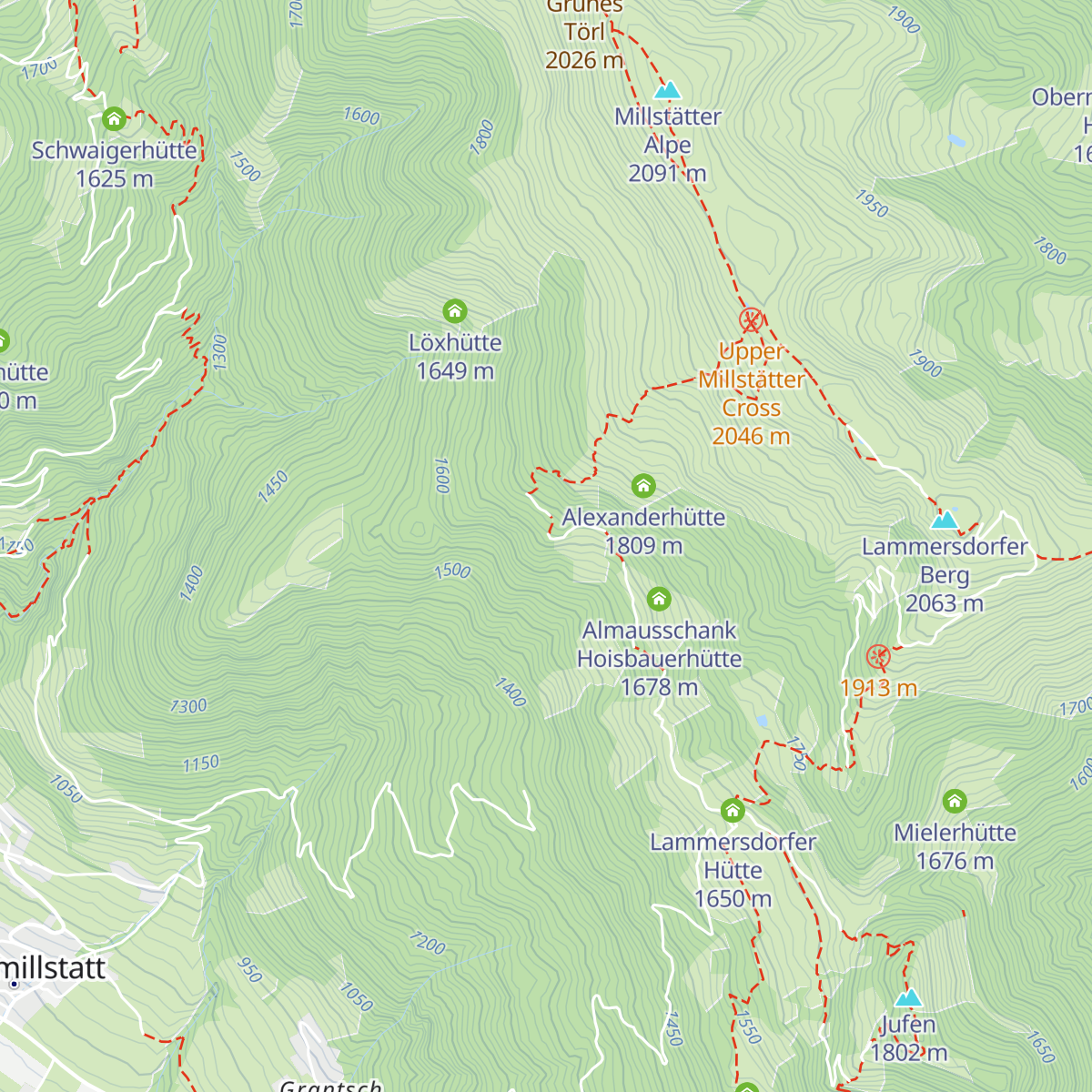 Jagerhütte map