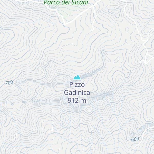 Map of Pizzo Gadinica