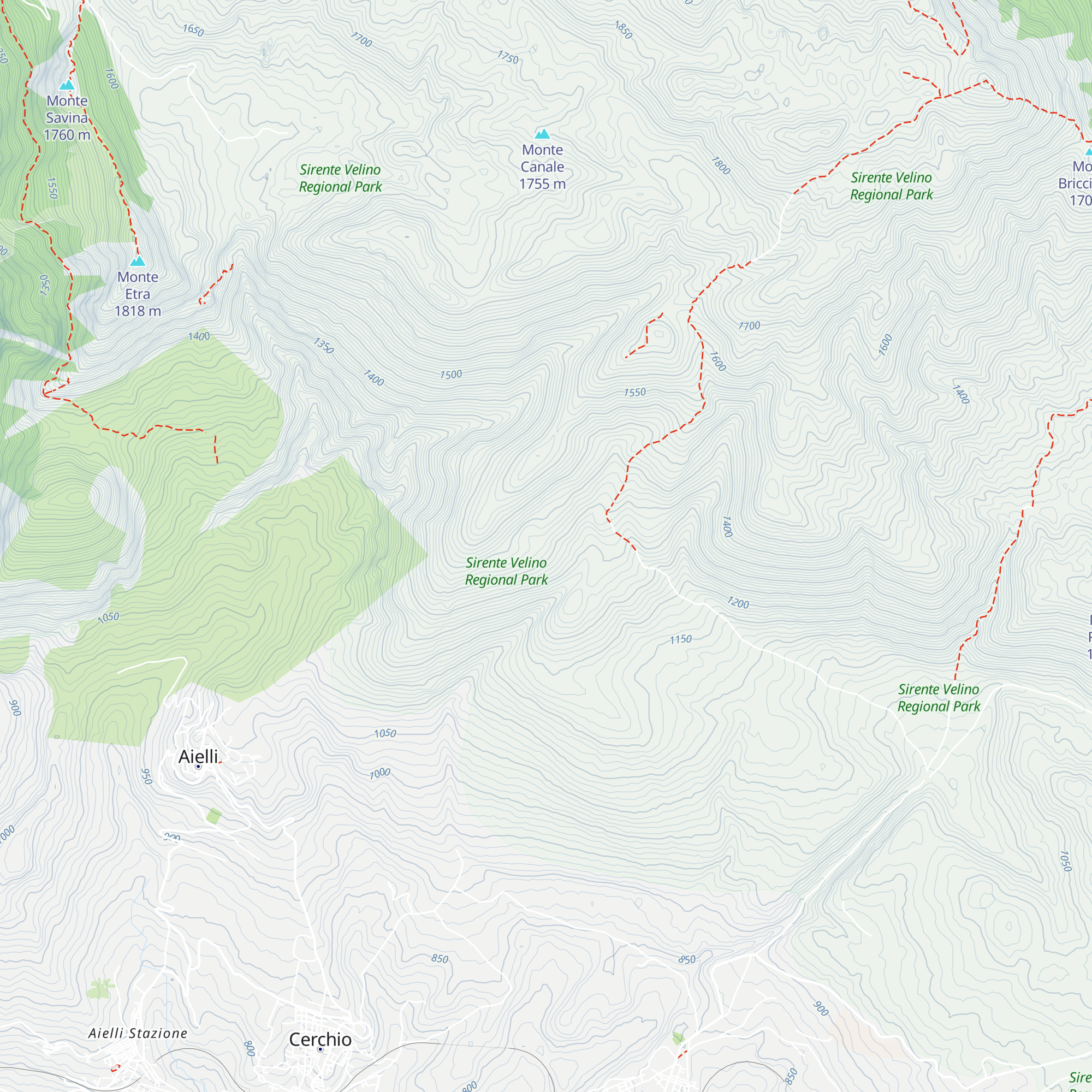 La Canala map