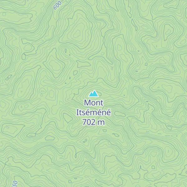 Map of Mont Itséméné
