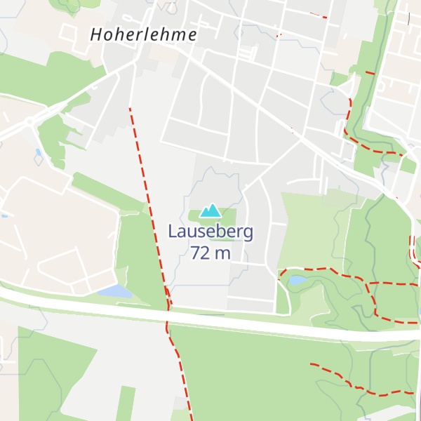 Map of Lauseberg