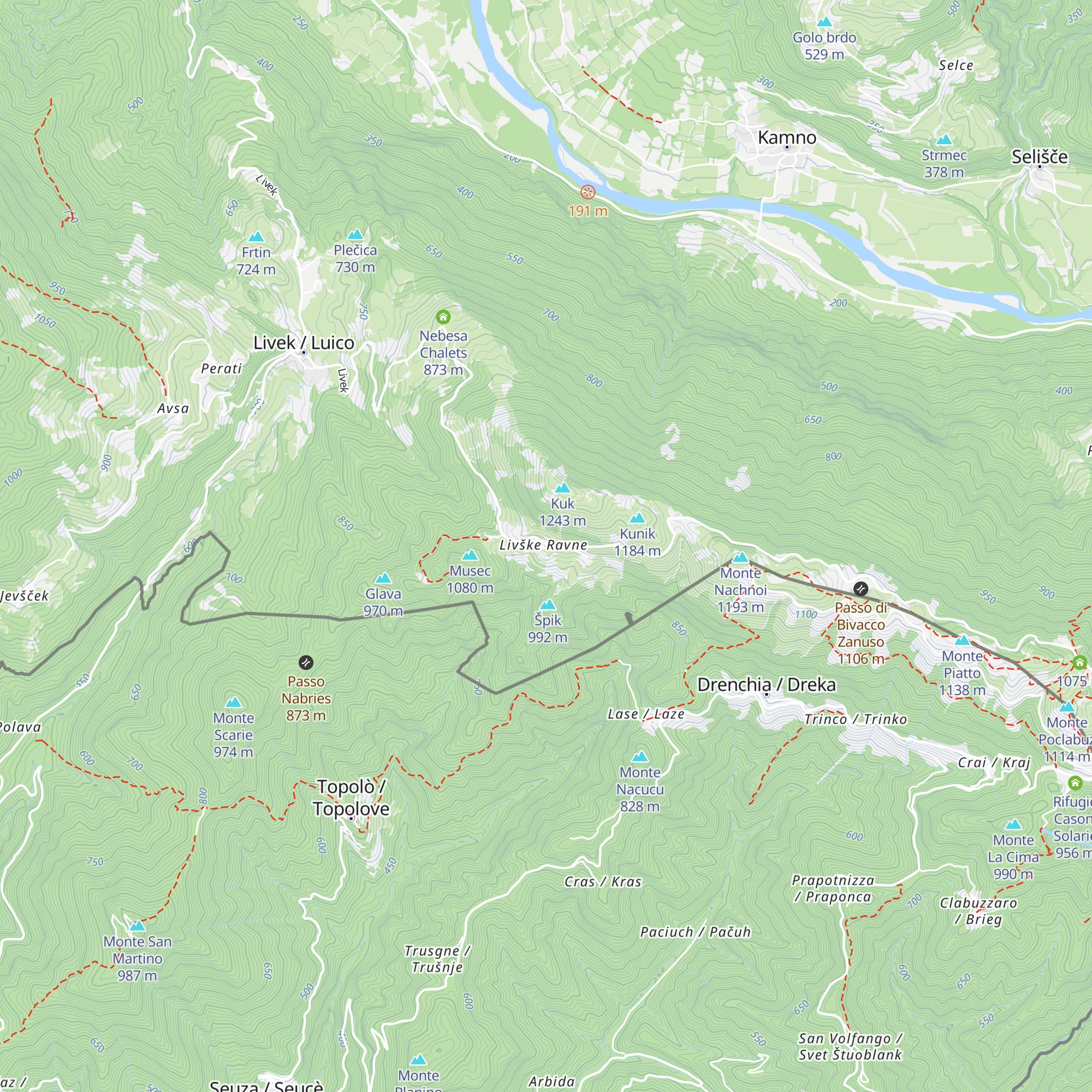 Dom Kavka map