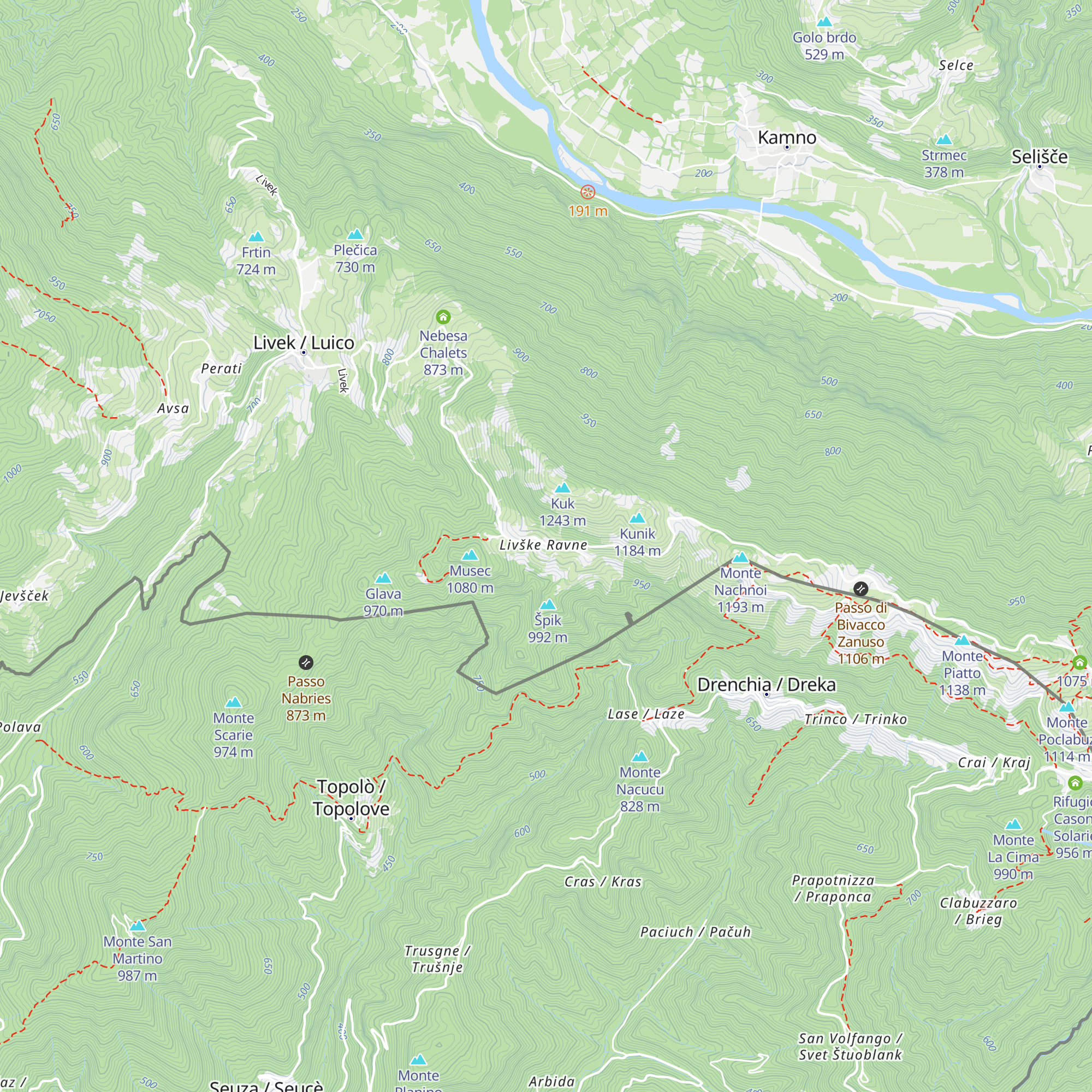 Dom Kavka map