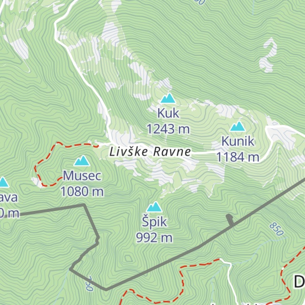 Map of Dom Kavka