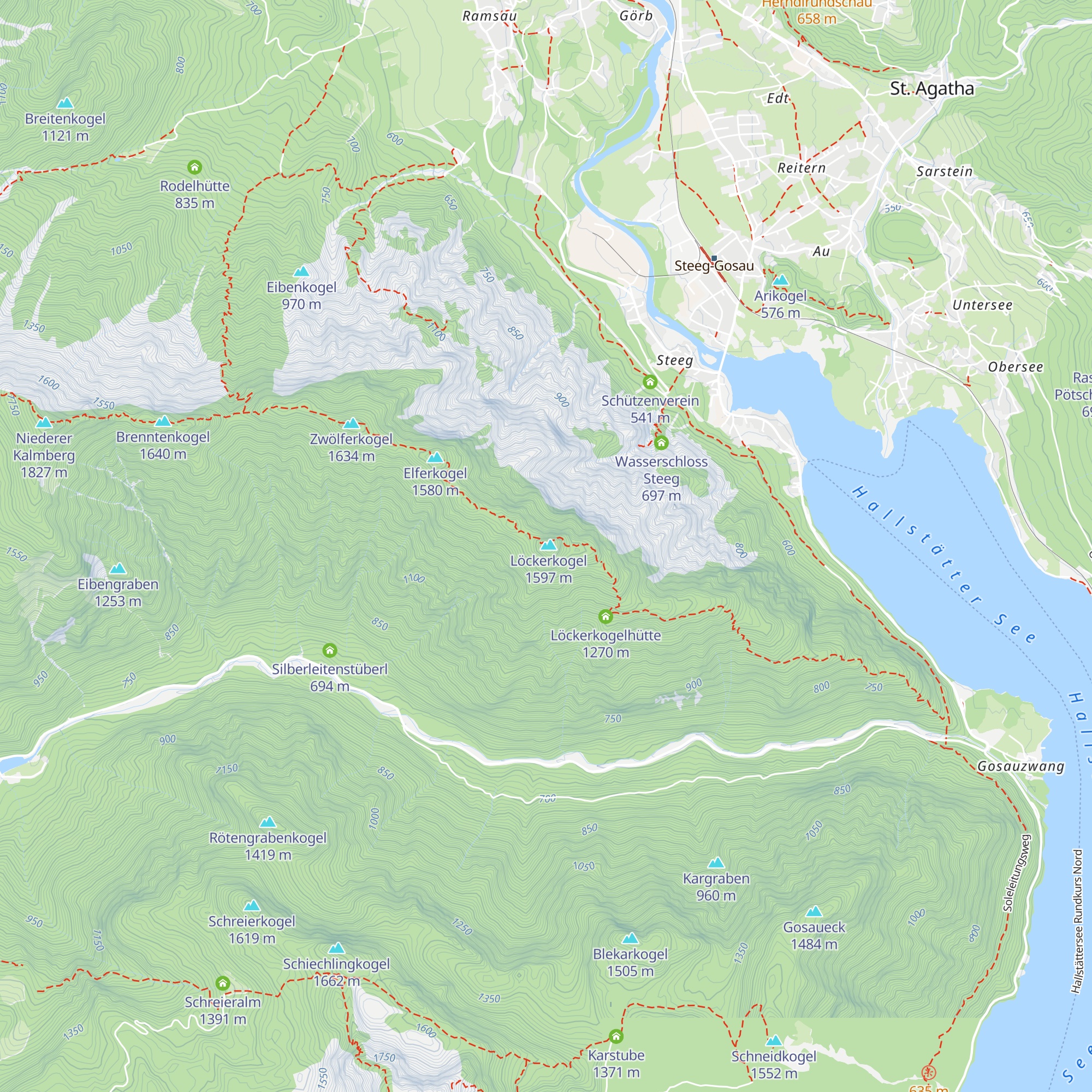 Löckerkogelhütte map