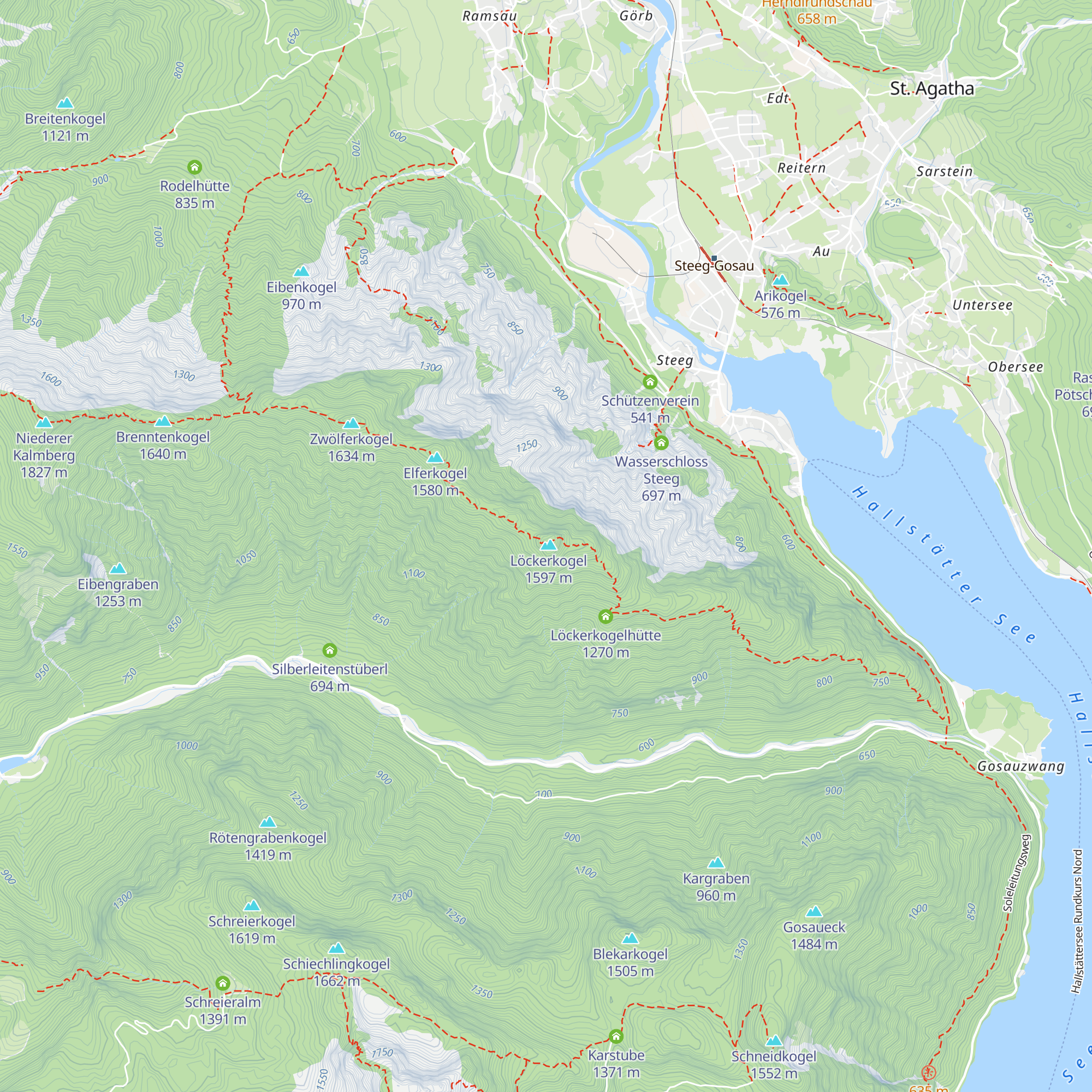 Löckerkogelhütte map