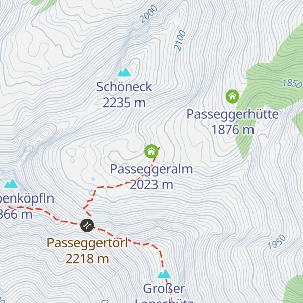 Map of Passeggeralm