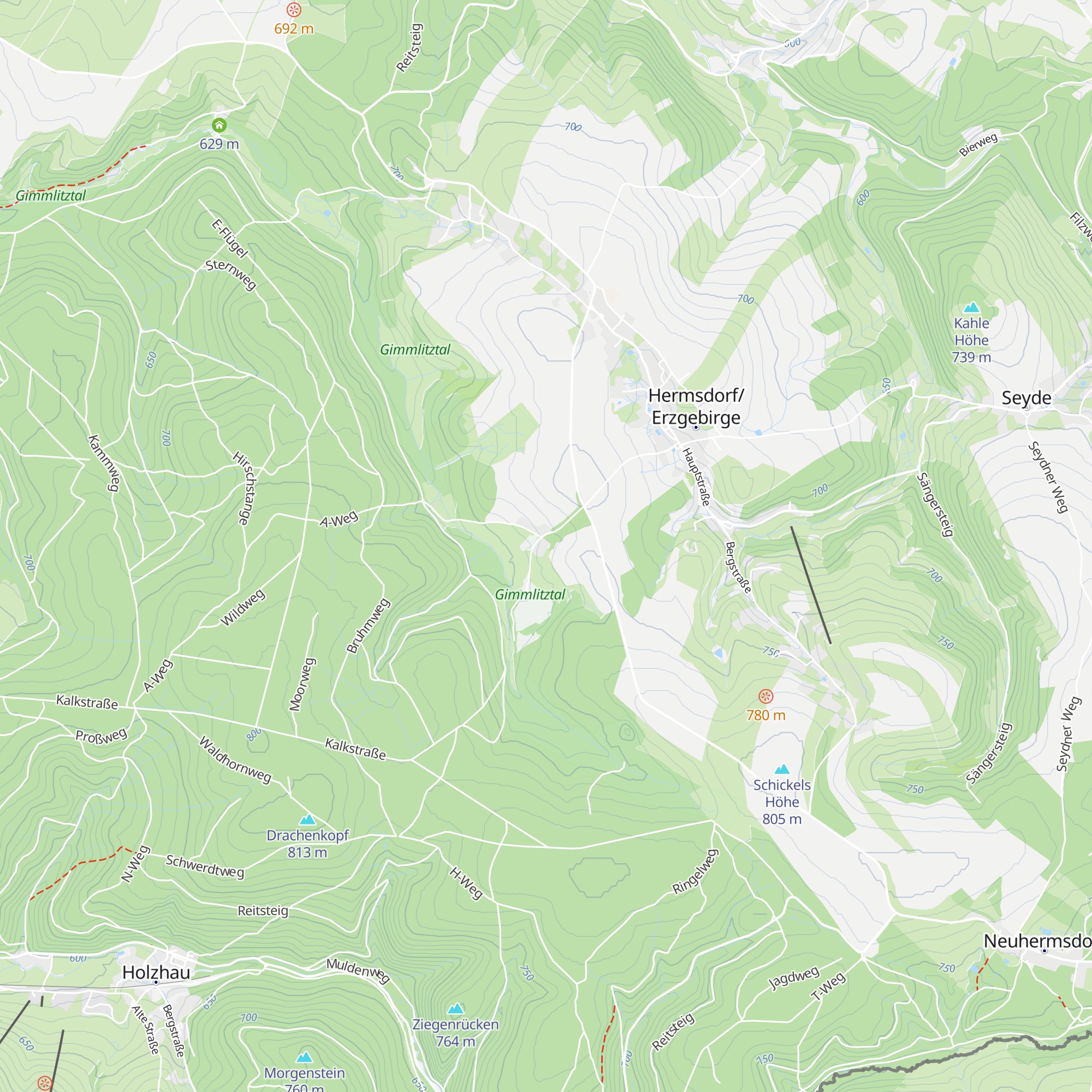Gimmlitzhütte map