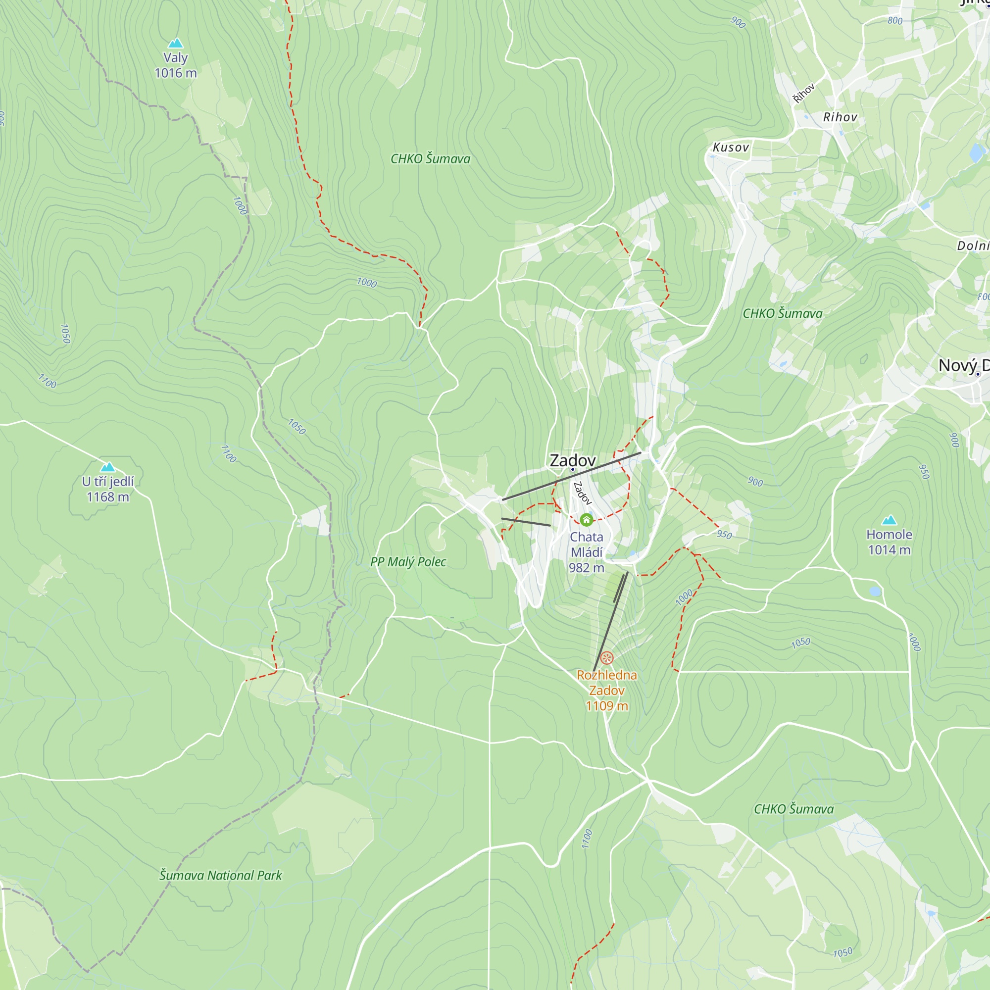 Chata Churanov map
