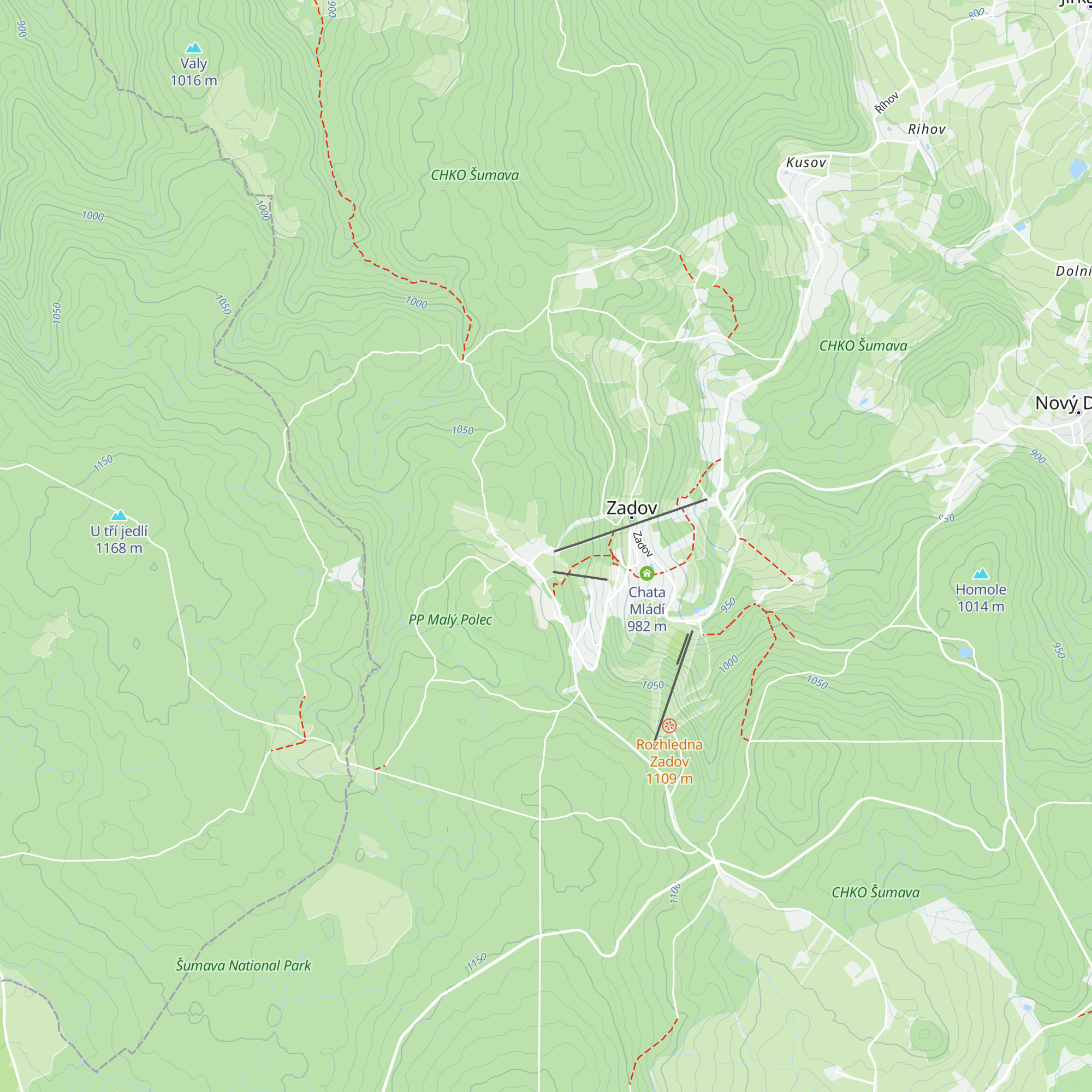 Chata Churanov map