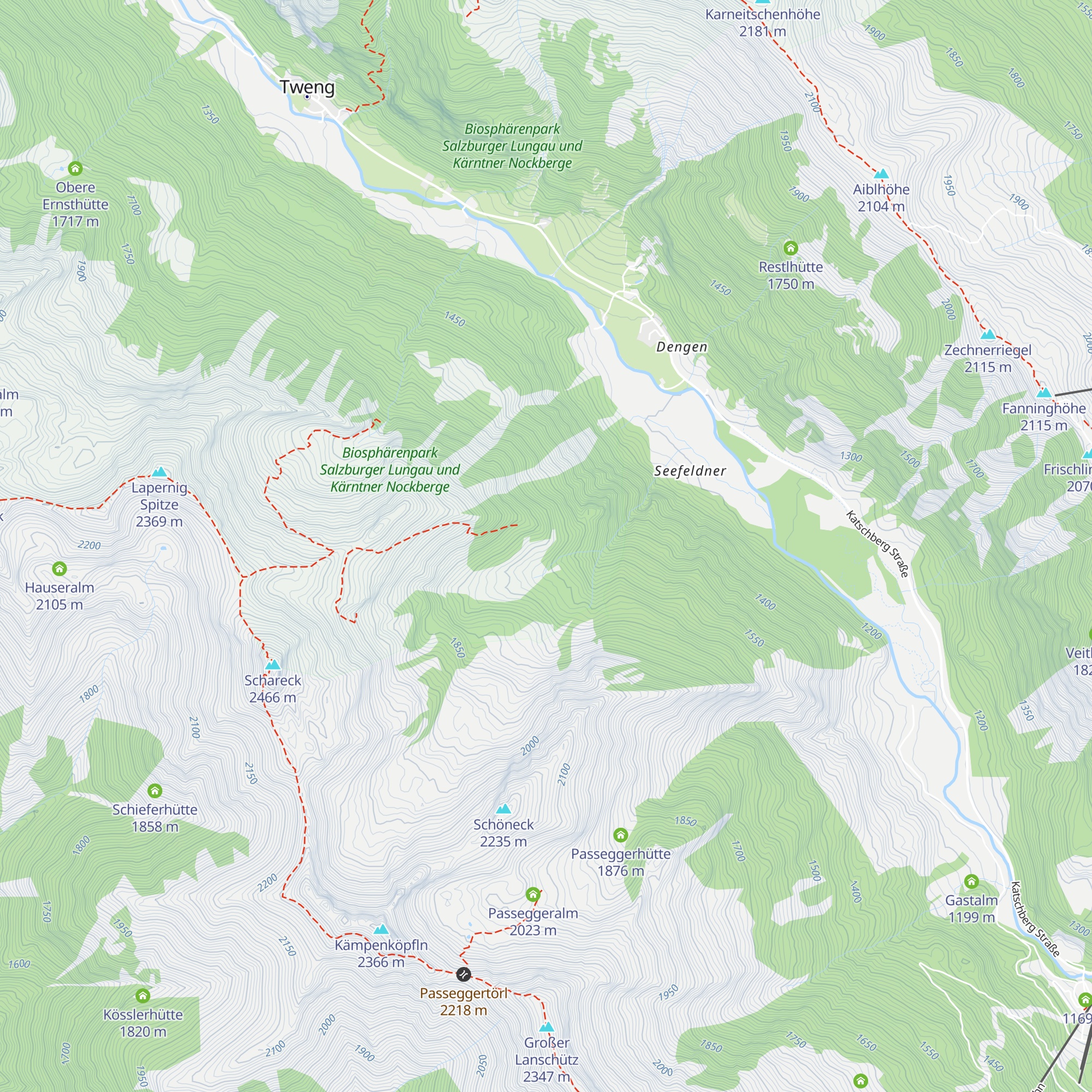 Holzeralm map