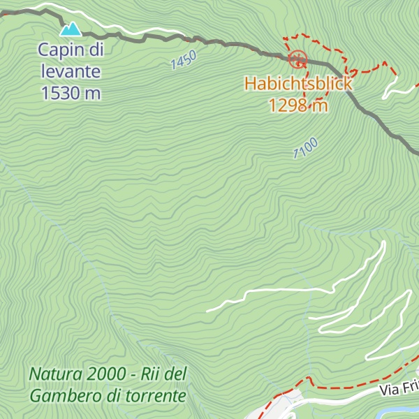 Map of Malga di Mezzo