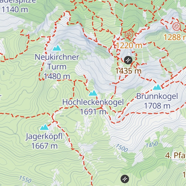Map of Hochleckenkogel