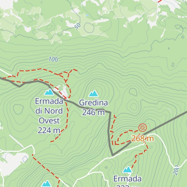 Map of Gredina