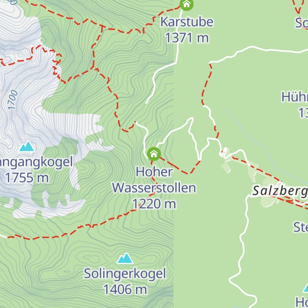 Map of Hoher Wasserstollen