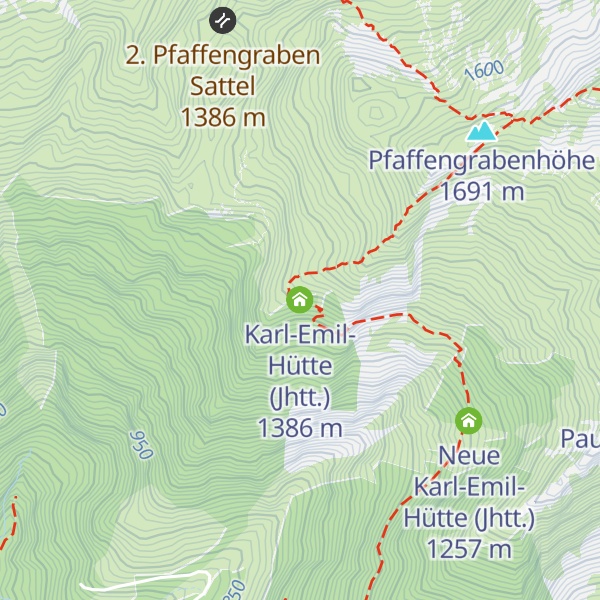 Map of Karl-Emil-Hütte (Jhtt.)