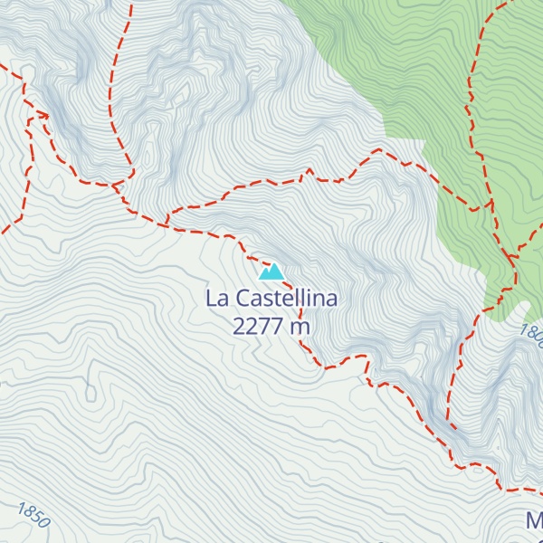 Map of La Castellina