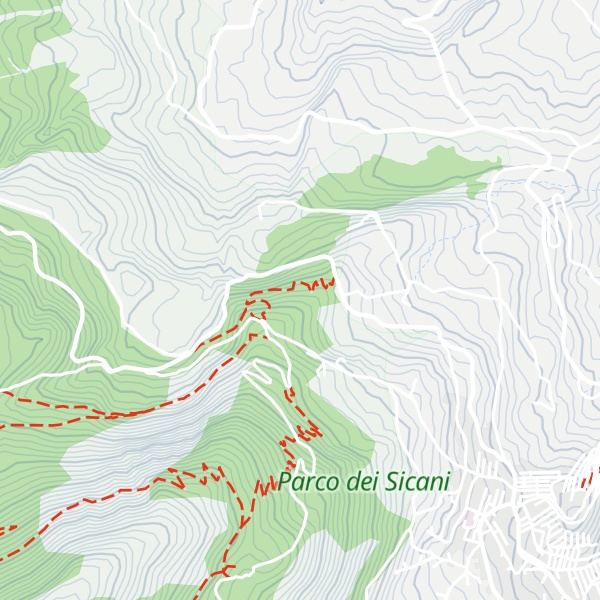 Map of Rifugio Forestale Serra Canale
