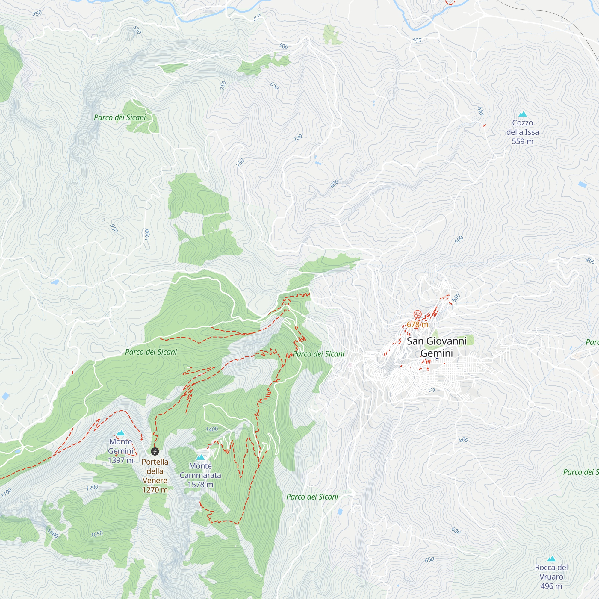 Rifugio Forestale Serra Canale map