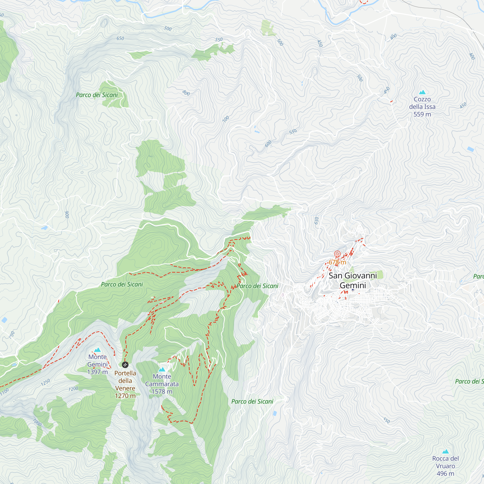 Rifugio Forestale Serra Canale map