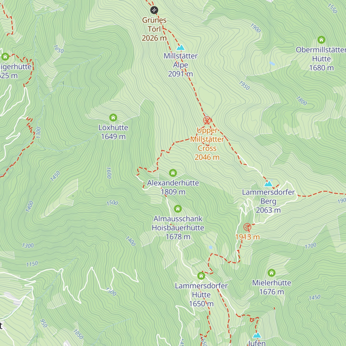 Alexanderhütte map