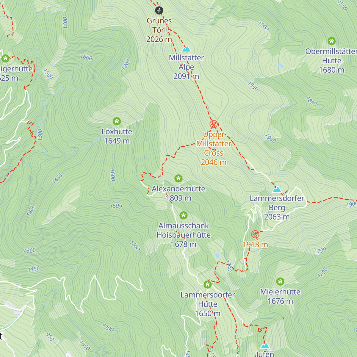 Alexanderhütte map