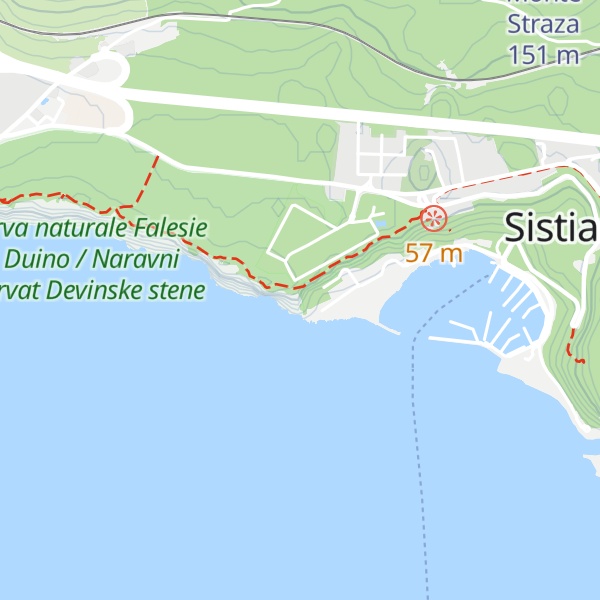 Map of Panza dell'Elefante