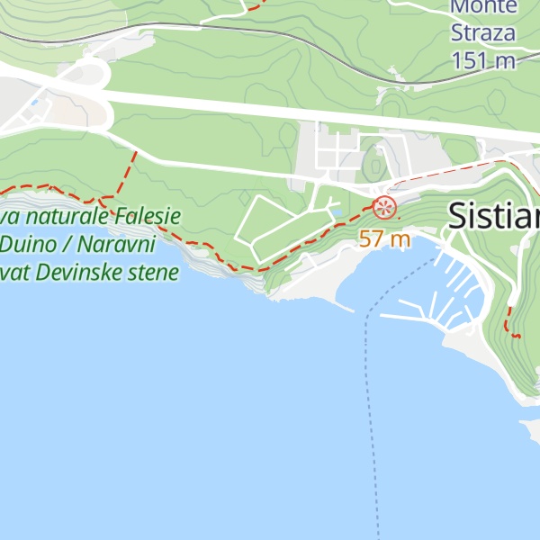 Map of Lavagna Gialla