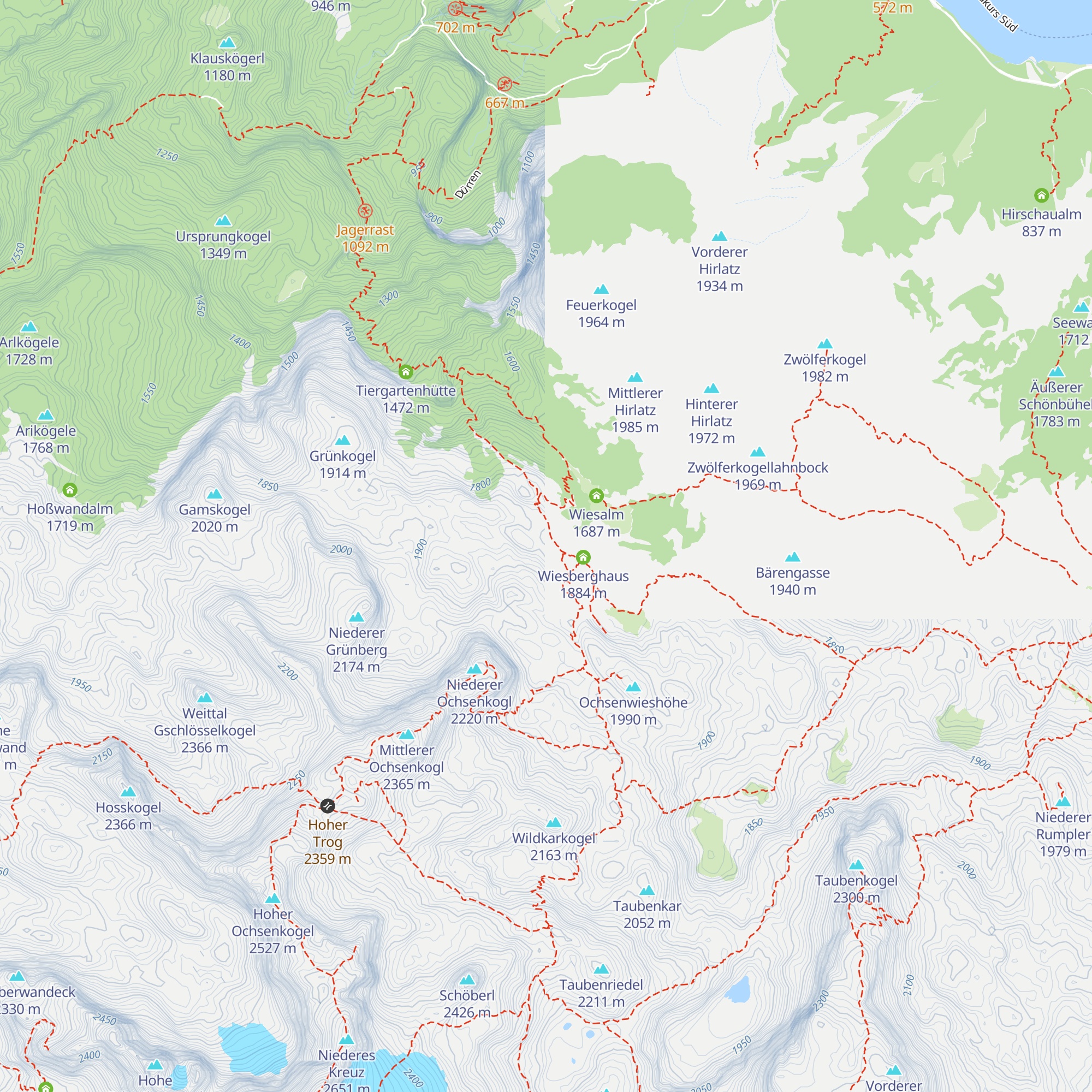 Bergrettungshütte map