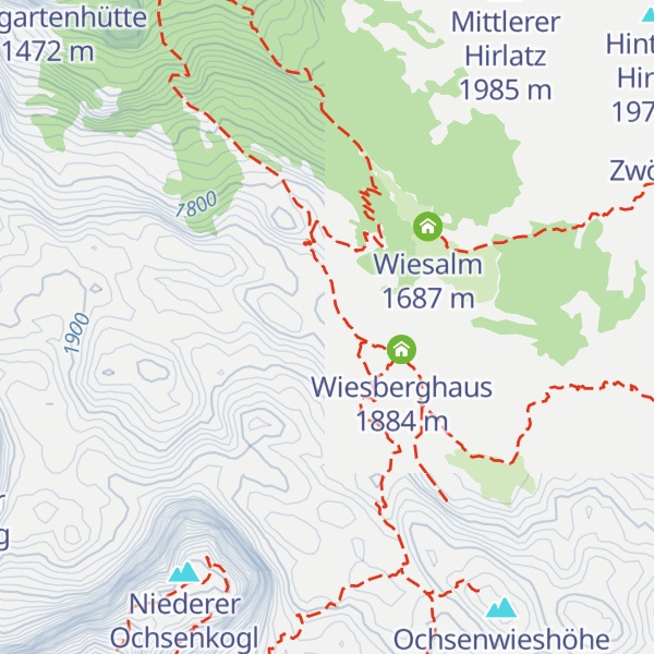Map of Bergrettungshütte