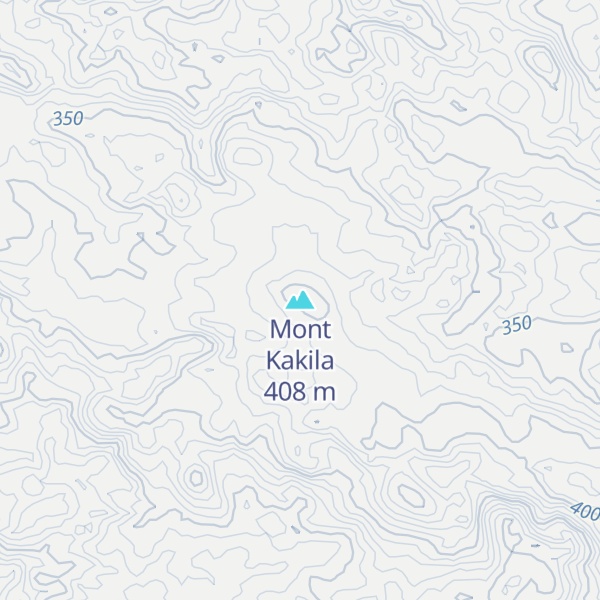 Map of Mont Kakila