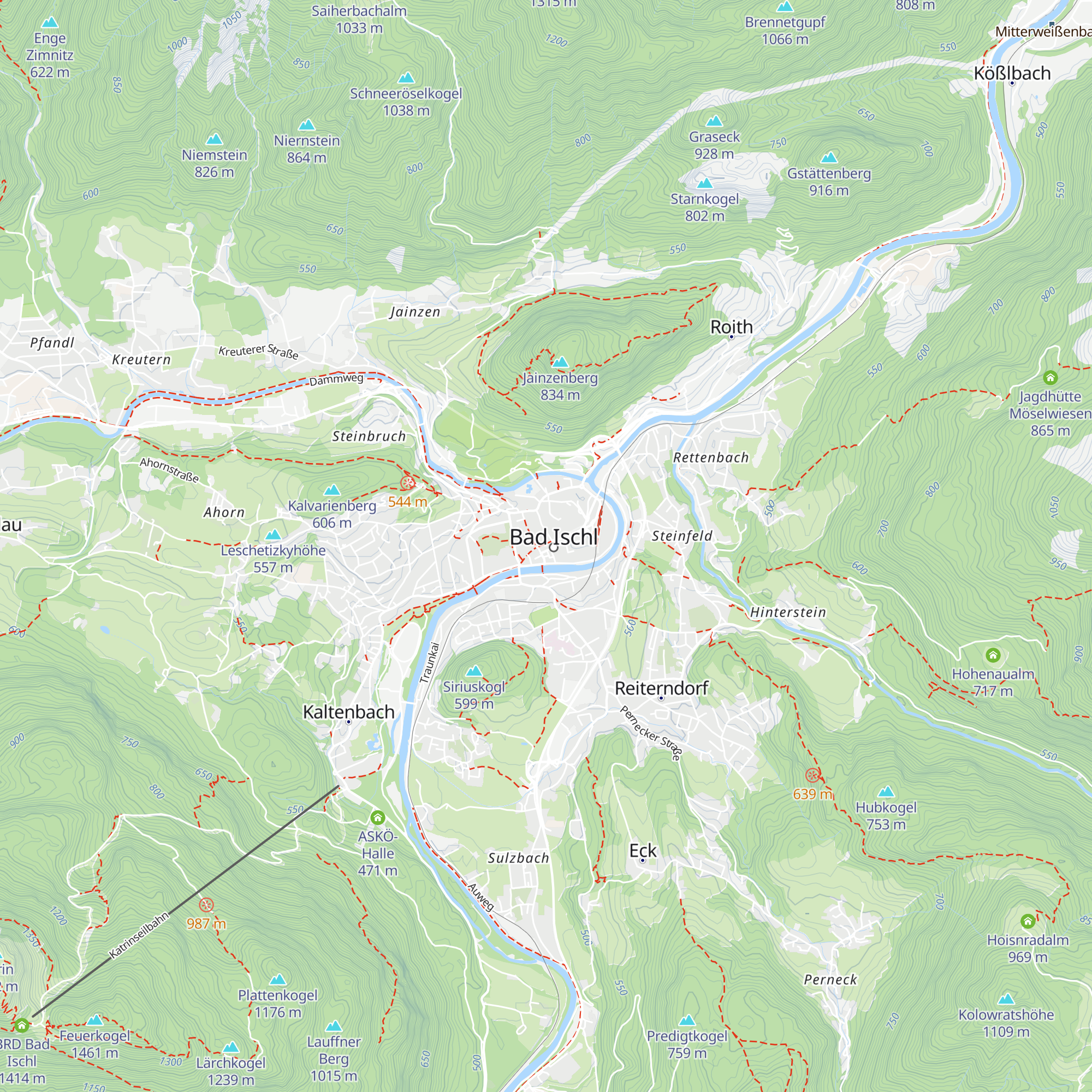 Tourismusverband Bad Ischl map