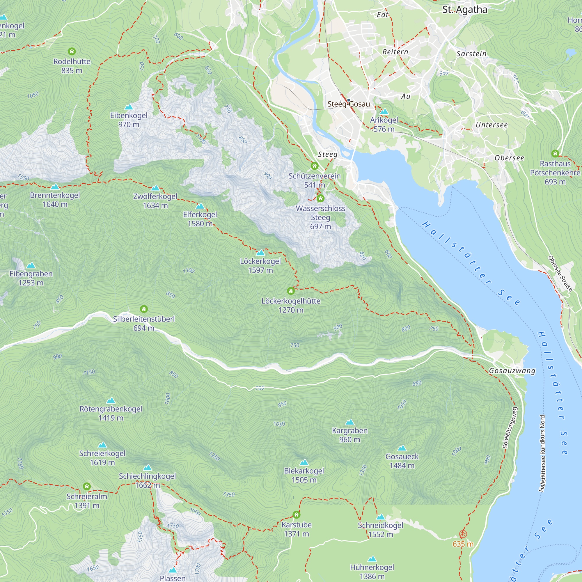 Löckerkogelhütte map