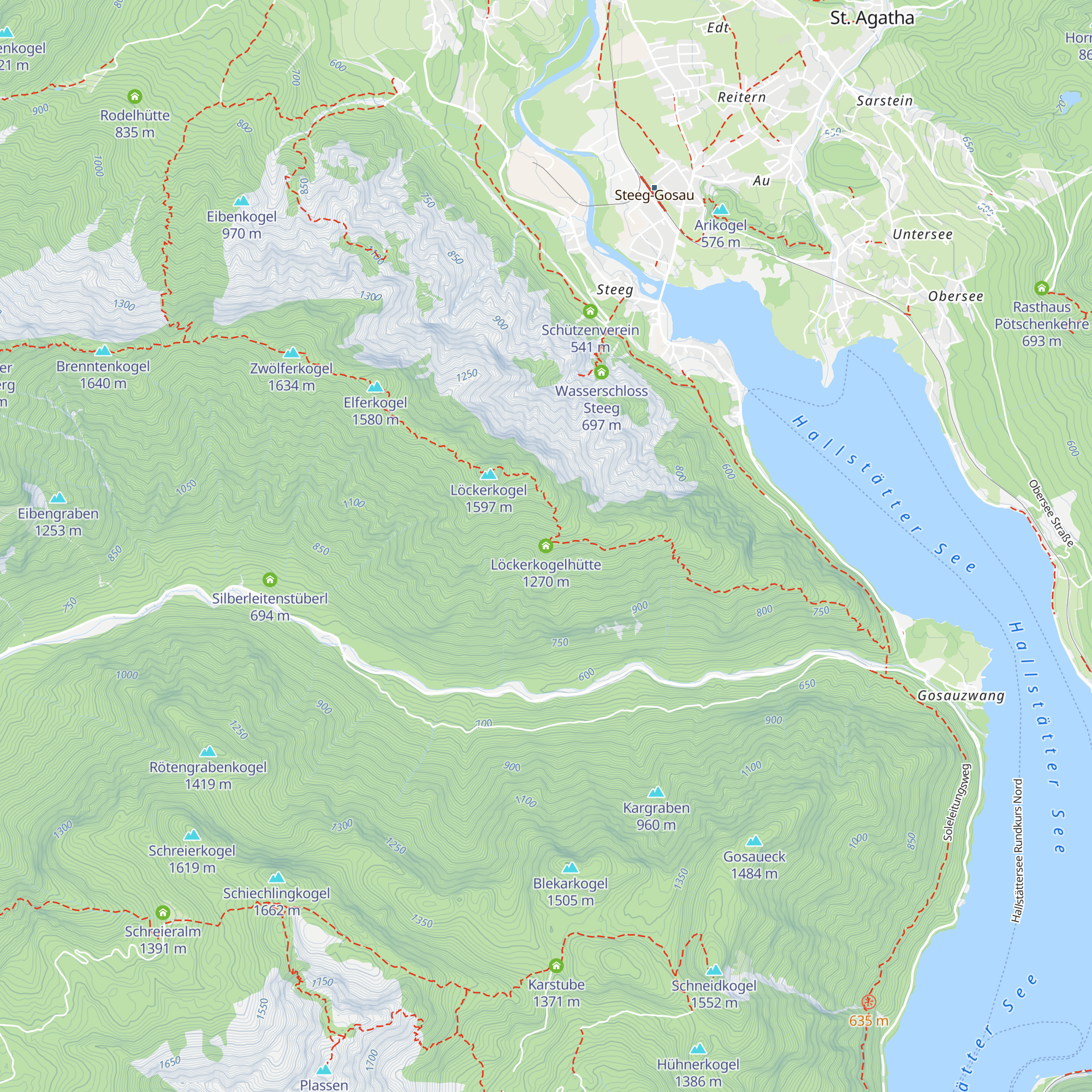 Löckerkogelhütte map