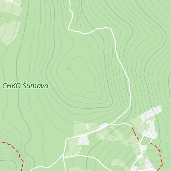 Map of Popelná hora