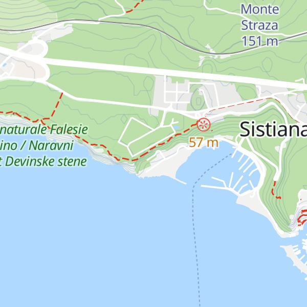 Map of Panza del Mus