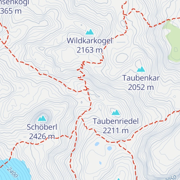 Map of Simonyhütte