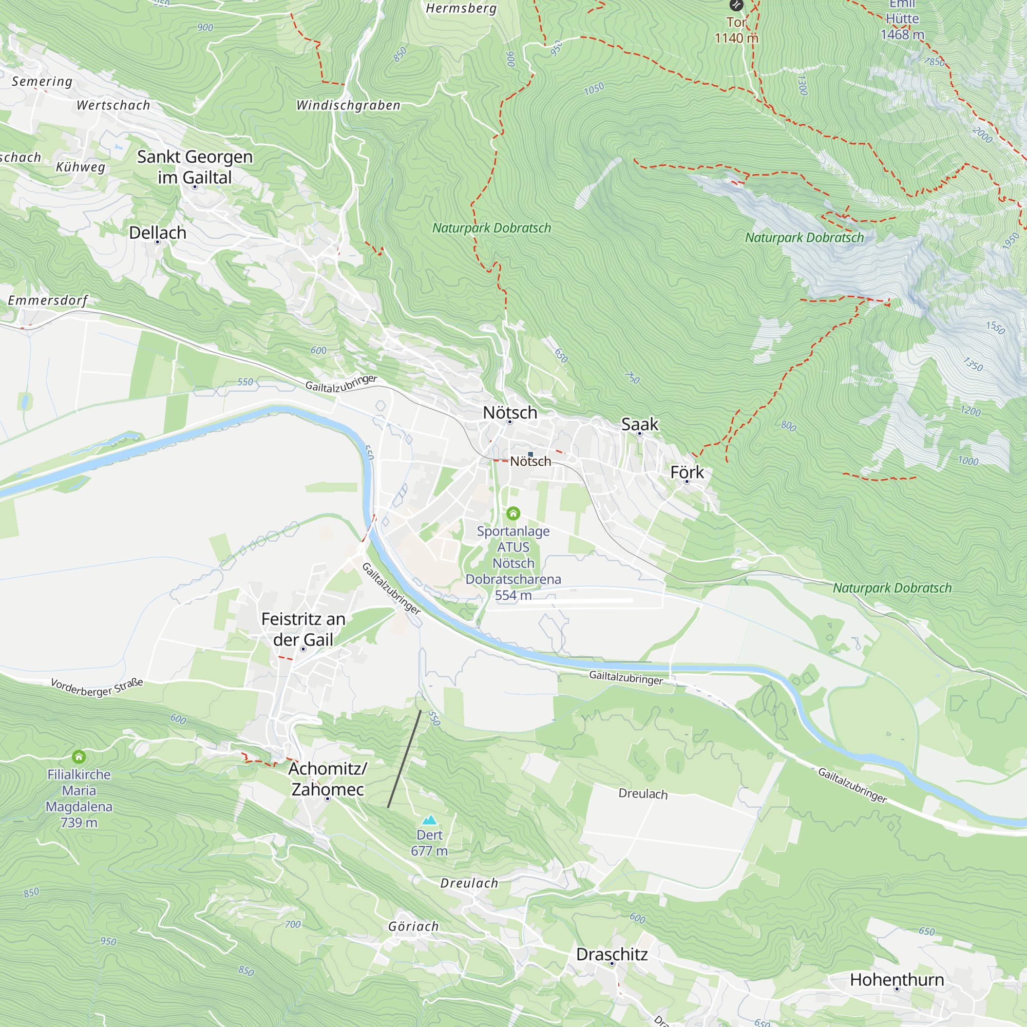 Sportanlage ATUS Nötsch Dobratscharena map