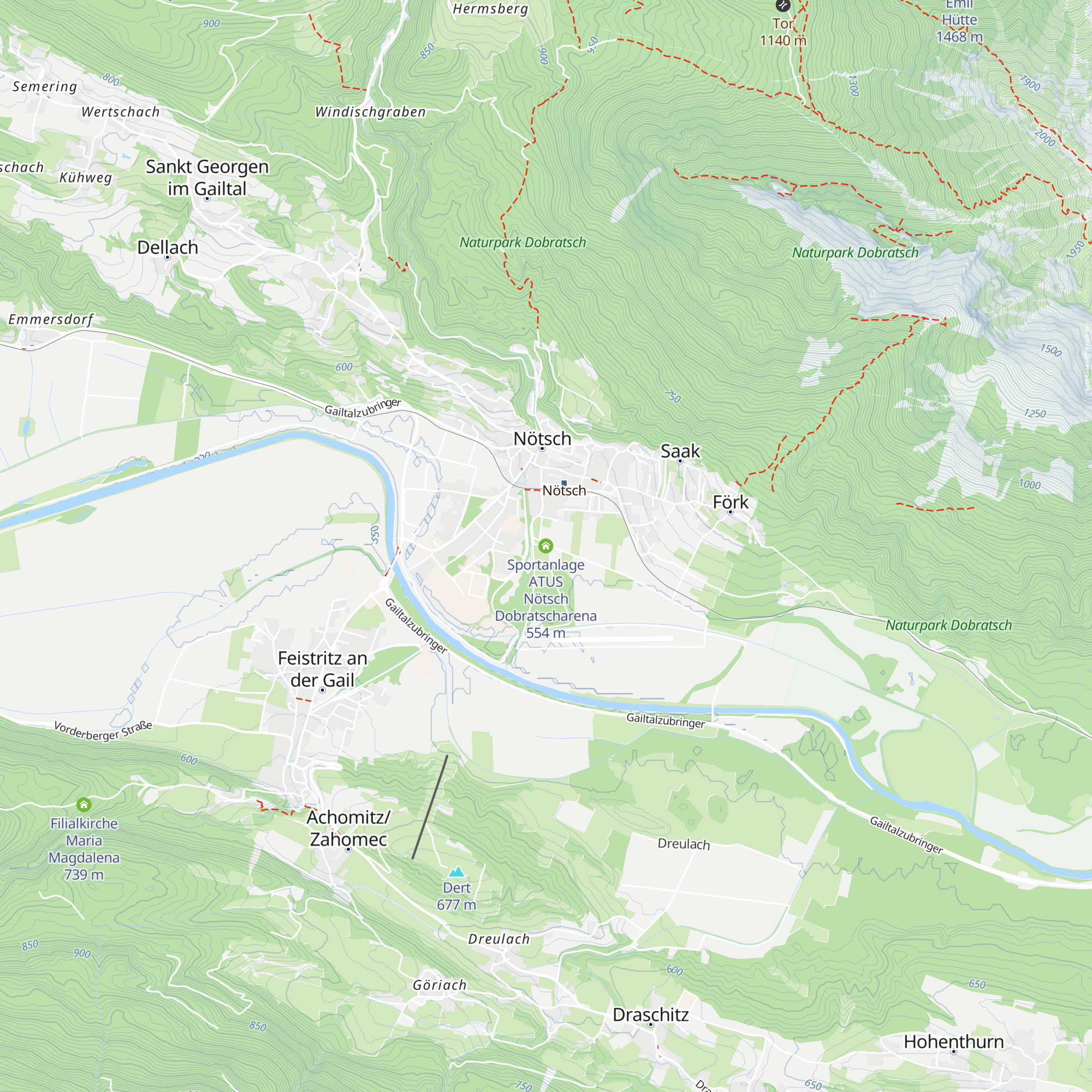 Sportanlage ATUS Nötsch Dobratscharena map