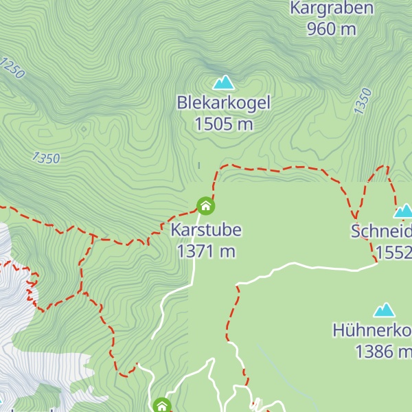 Map of Karstube