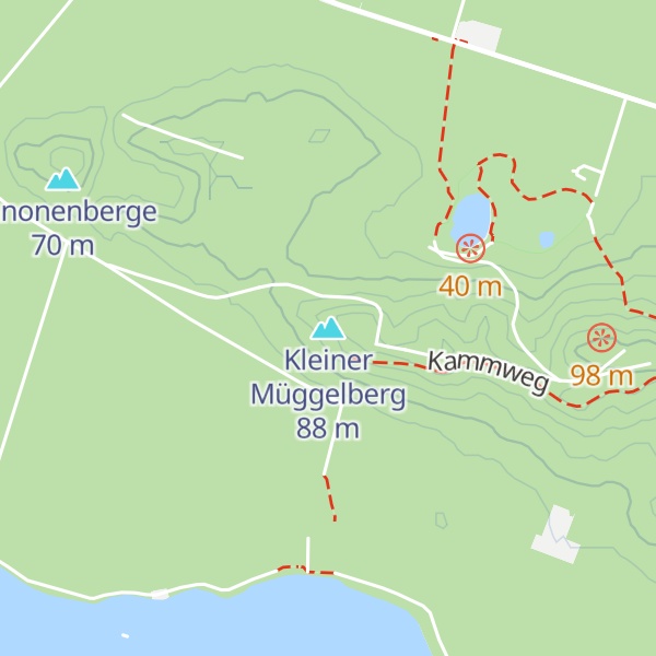 Map of Kleiner Müggelberg