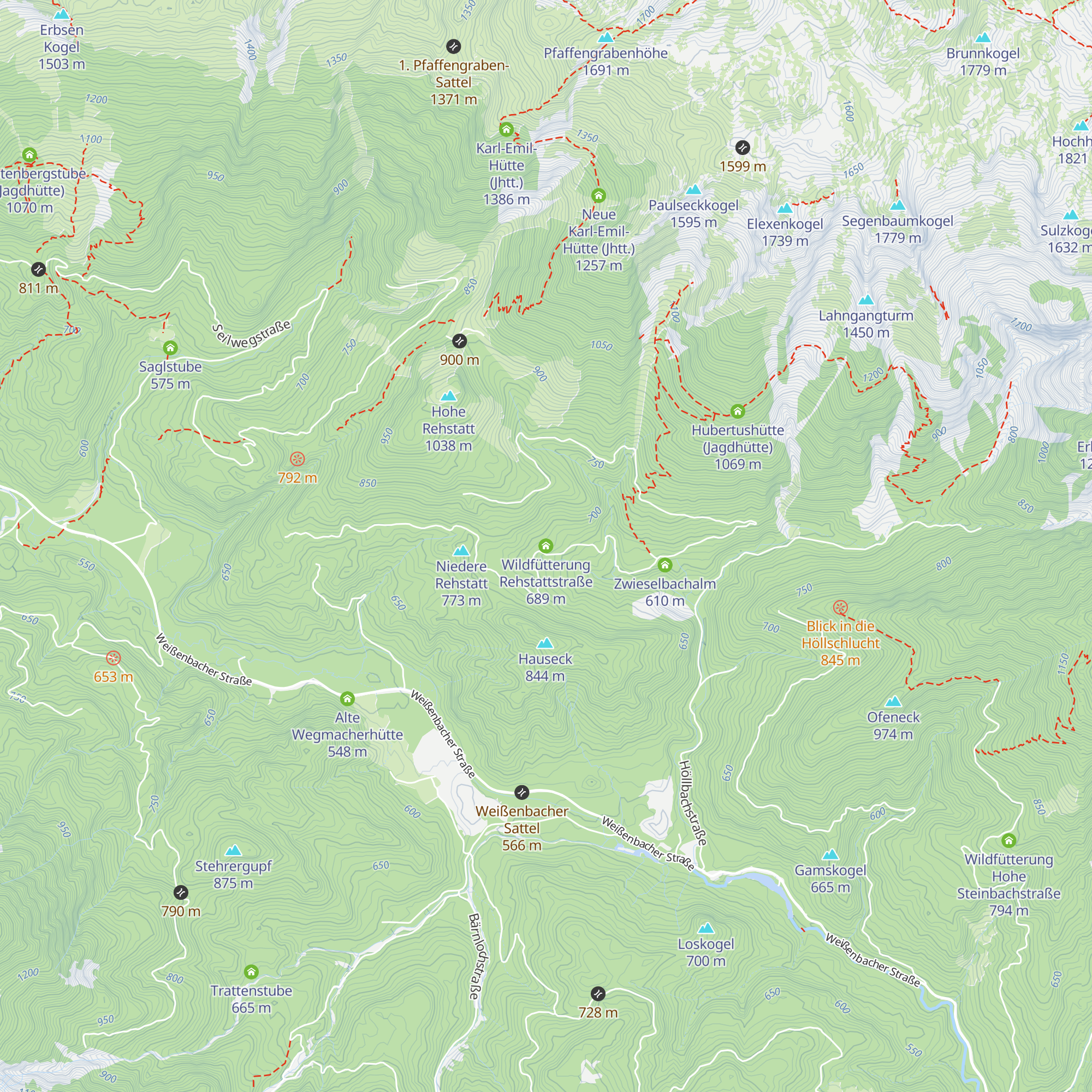 Wildfütterung Rehstattstraße map