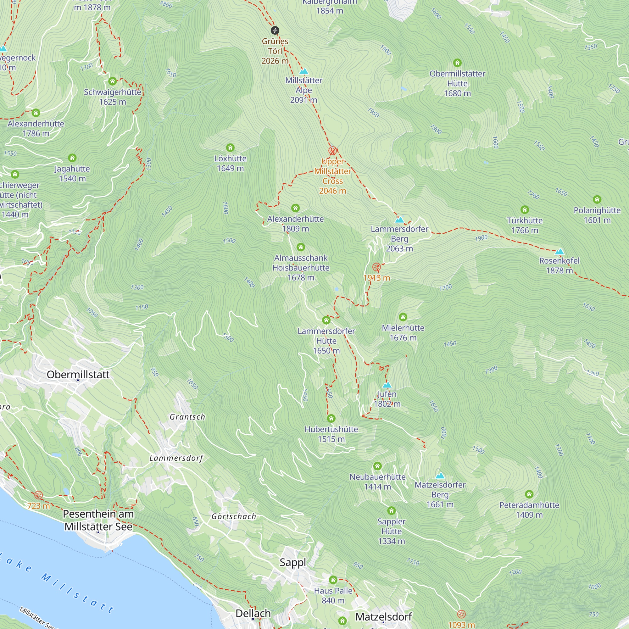 Heinz Günther Hütte map