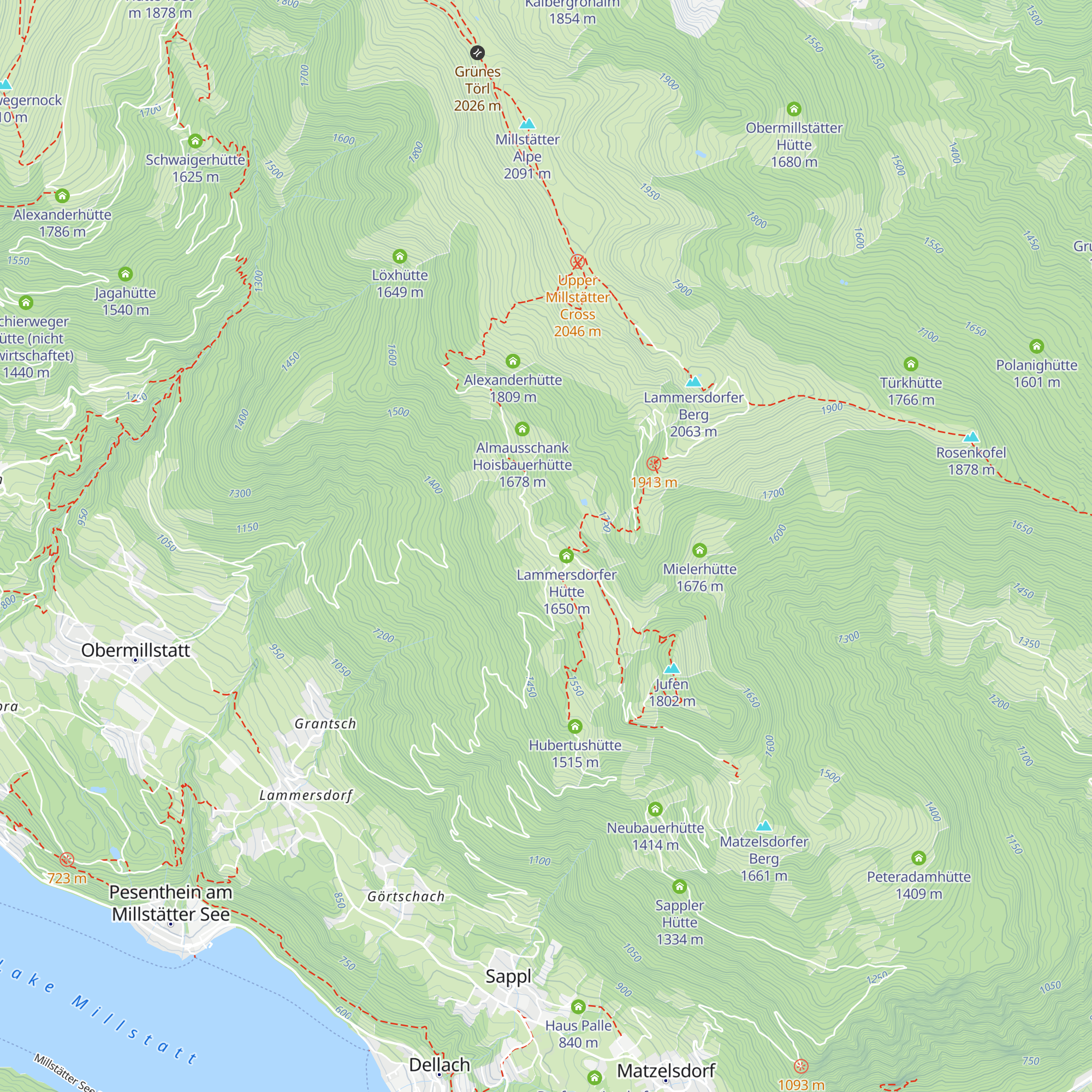 Heinz Günther Hütte map