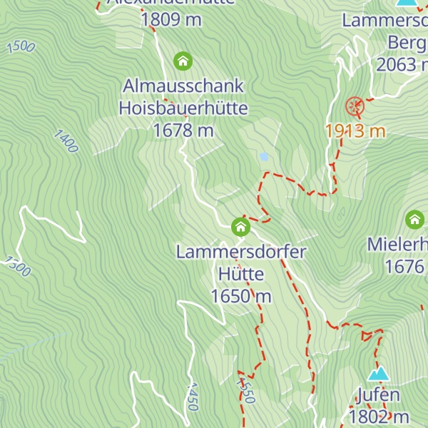 Map of Heinz Günther Hütte