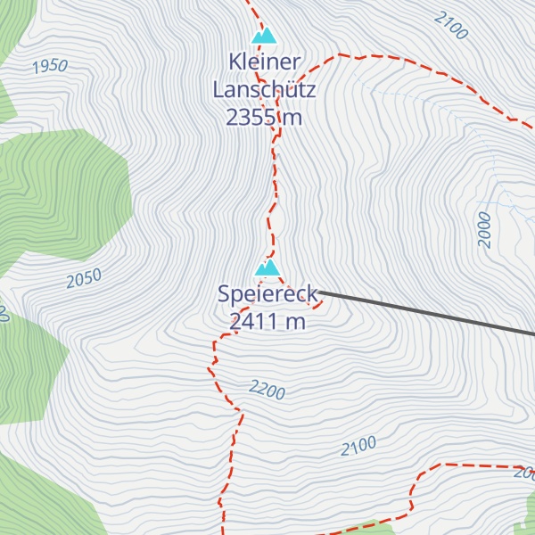 Map of Speiereck