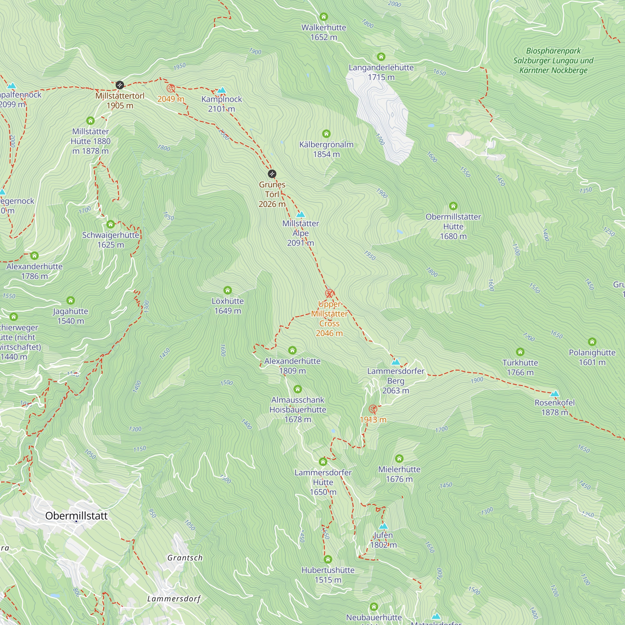 Enzianhütte map