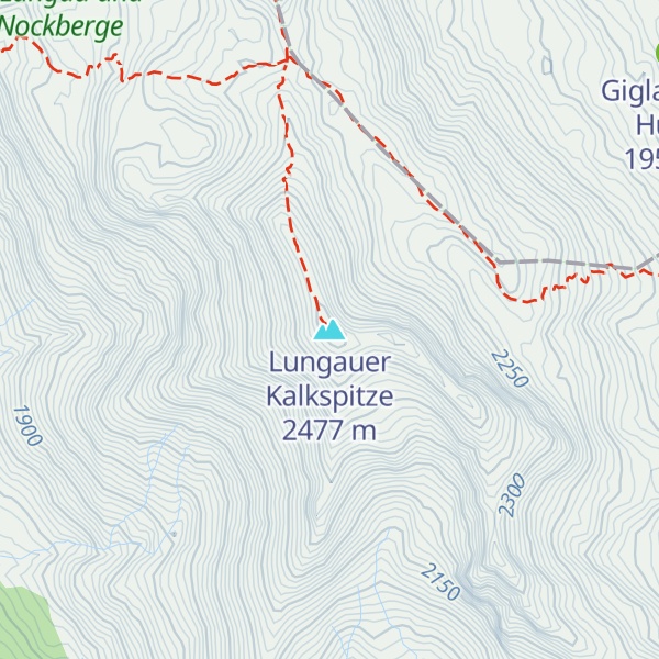 Map of Lungauer Kalkspitze