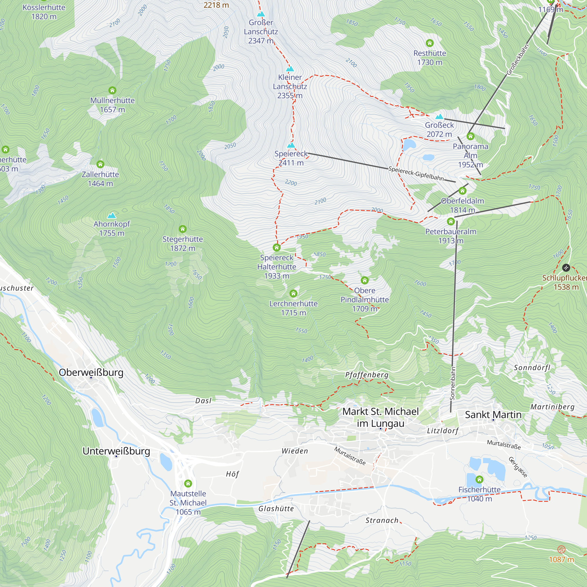 Lerchnerhütte map