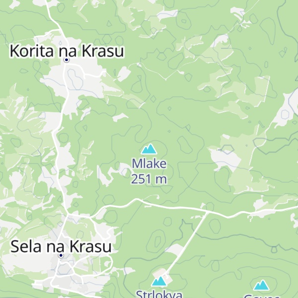 Map of Mlake